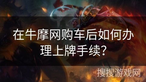 在牛摩网购车后如何办理上牌手续? 在牛摩网购车后如何办理上牌手续?