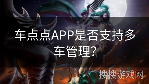 车点点APP是否支持多车管理？
