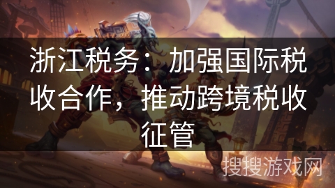 浙江税务：加强国际税收合作，推动跨境税收征管