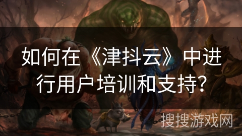 如何在《津抖云》中进行用户培训和支持？