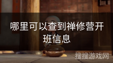 哪里可以查到禅修营开班信息