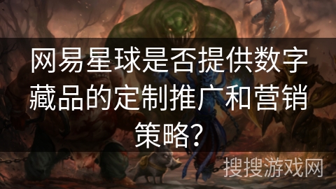 网易星球是否提供数字藏品的定制推广和营销策略？