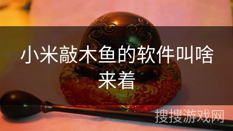 小米敲木鱼的软件叫啥来着 小米敲木鱼的软件叫啥来着