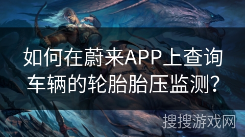如何在蔚来APP上查询车辆的轮胎胎压监测？