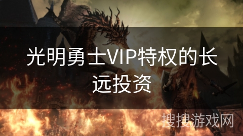 光明勇士VIP特权的长远投资 光明勇士VIP特权的长远投资