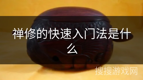 禅修的快速入门法是什么