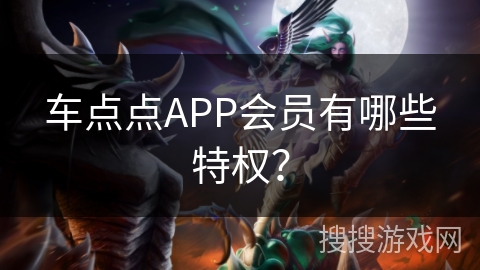 车点点APP会员有哪些特权？