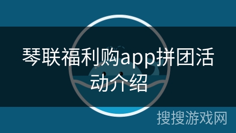 琴联福利购app拼团活动介绍
