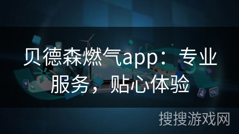 贝德森燃气app：专业服务，贴心体验
