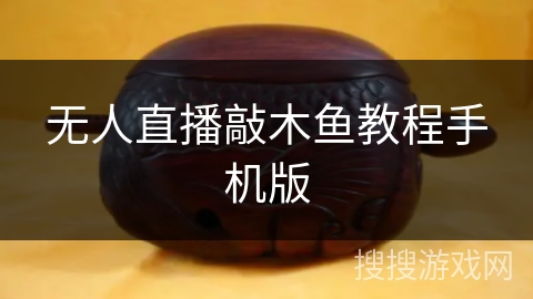 无人直播敲木鱼教程手机版