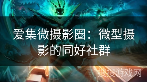 爱集微摄影圈：微型摄影的同好社群