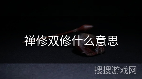 禅修双修什么意思