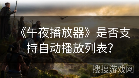 《午夜播放器》是否支持自动播放列表？