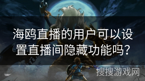 海鸥直播的用户可以设置直播间隐藏功能吗？