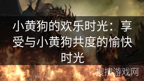 小黄狗的欢乐时光:享受与小黄狗共度的愉快时光 小黄狗的欢乐时光:享受与小黄狗共度的愉快时光