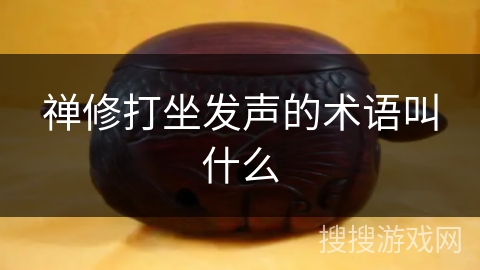 禅修打坐发声的术语叫什么