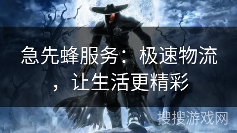 急先蜂服务：极速物流，让生活更精彩