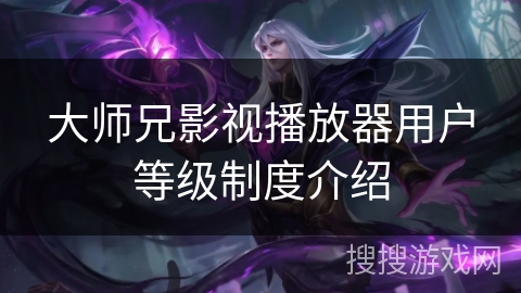 大师兄影视播放器用户等级制度介绍 大师兄影视播放器用户等级制度介绍