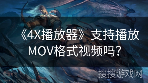 《4X播放器》支持播放MOV格式视频吗？