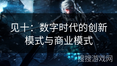 见十：数字时代的创新模式与商业模式