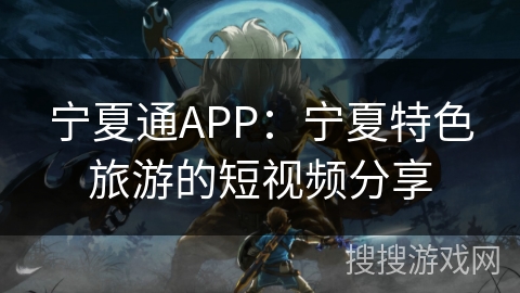 宁夏通APP：宁夏特色旅游的短视频分享