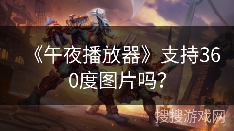《午夜播放器》支持360度图片吗? 《午夜播放器》支持360度图片吗?