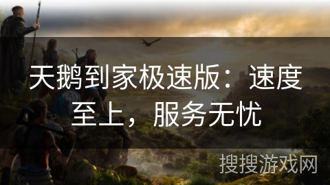 天鹅到家极速版：速度至上，服务无忧