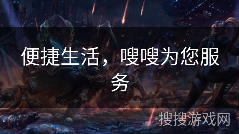 便捷生活，嗖嗖为您服务