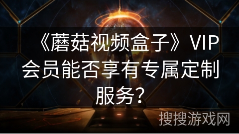《蘑菇视频盒子》VIP会员能否享有专属定制服务？