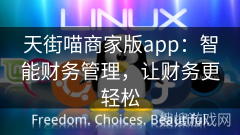 天街喵商家版app：智能财务管理，让财务更轻松