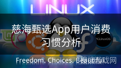 慈海甄选App用户消费习惯分析