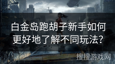 白金岛跑胡子新手如何更好地了解不同玩法？