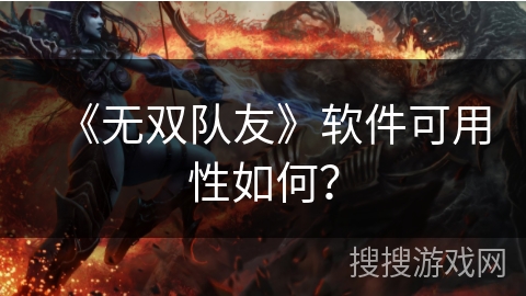 《无双队友》软件可用性如何? 《无双队友》软件可用性如何?
