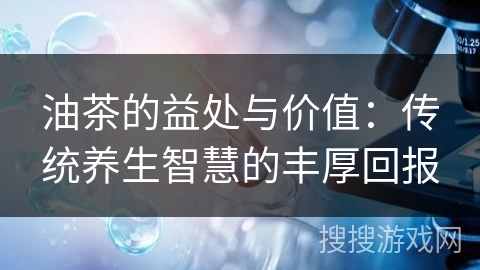 油茶的益处与价值：传统养生智慧的丰厚回报
