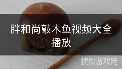 胖和尚敲木鱼视频大全播放