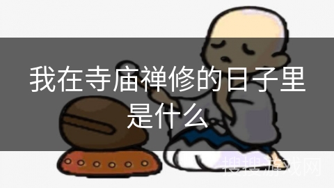 我在寺庙禅修的日子里是什么