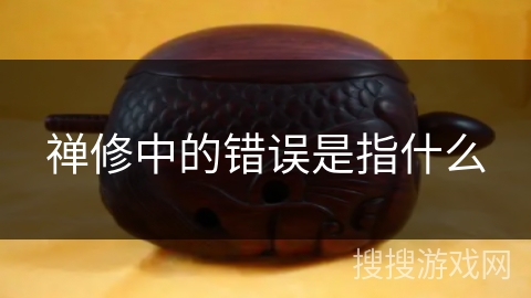 禅修中的错误是指什么 禅修中的错误是指什么
