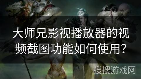 大师兄影视播放器的视频截图功能如何使用？
