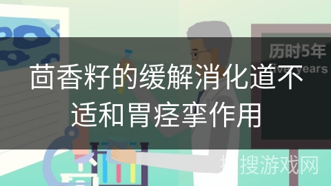 茴香籽的缓解消化道不适和胃痉挛作用