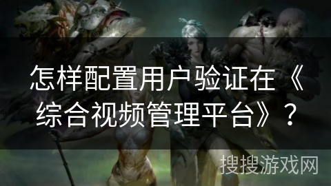 怎样配置用户验证在《综合视频管理平台》？