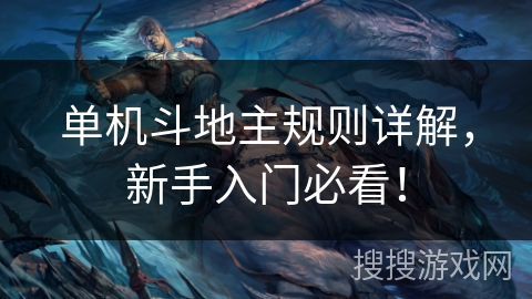 单机斗地主规则详解,新手入门必看! 单机斗地主规则详解,新手入门必看!