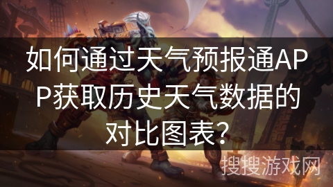 如何通过天气预报通APP获取历史天气数据的对比图表？
