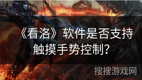 《看洛》软件是否支持触摸手势控制？