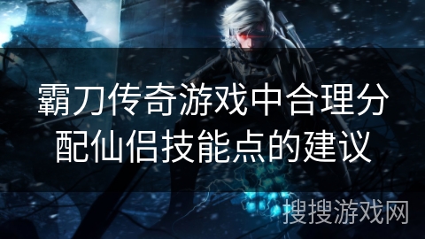 霸刀传奇游戏中合理分配仙侣技能点的建议