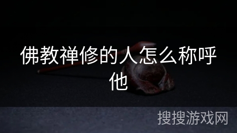 佛教禅修的人怎么称呼他