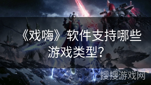 《戏嗨》软件支持哪些游戏类型? 《戏嗨》软件支持哪些游戏类型?
