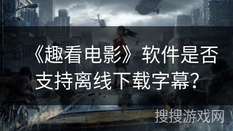 《趣看电影》软件是否支持离线下载字幕？