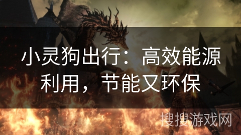 小灵狗出行：高效能源利用，节能又环保