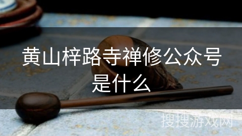 黄山梓路寺禅修公众号是什么 黄山梓路寺禅修公众号是什么