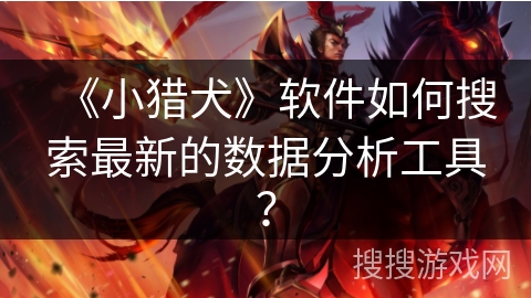 《小猎犬》软件如何搜索最新的数据分析工具？